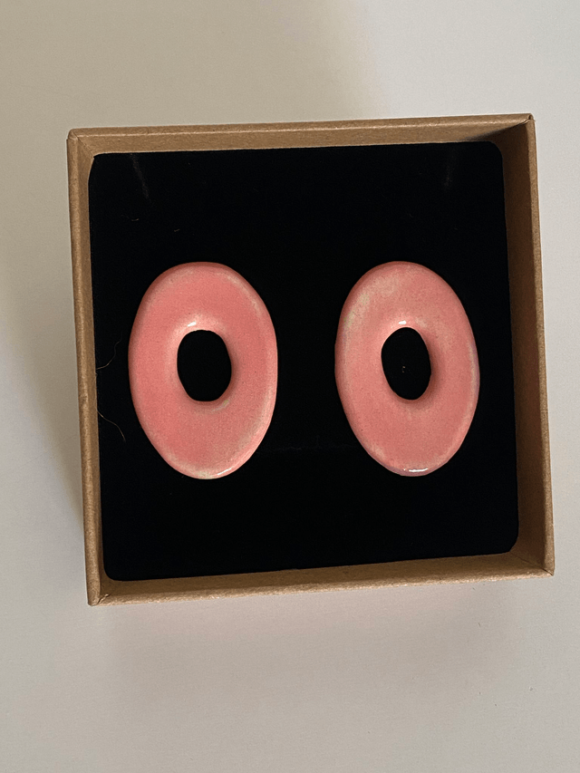 Boucles d'oreilles Hestia coloris rose
